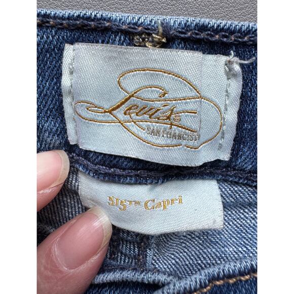 Levi's 515 Capri Jeans - Size 10, Classic Blue Wash - Picture 12 of 15